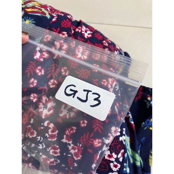 Cafe Marrakesh Floral Boho Peasant Top Blouse Womens Plus Size 3X Blue Pink - Picture 9 of 16